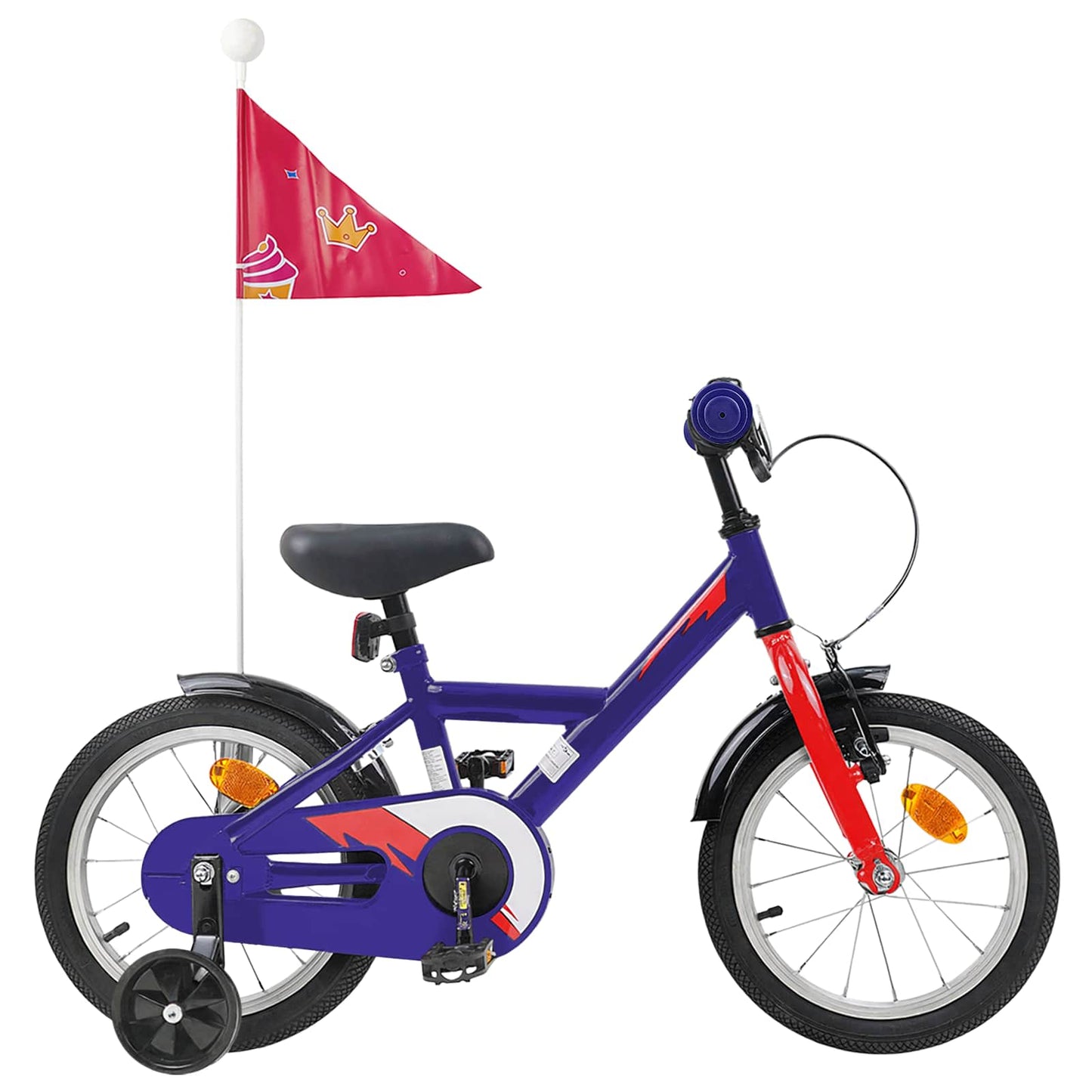 Børnecykel 12 tommer til 2-4 år gamle Mørk blå
