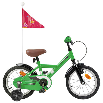 Børnecykel 12 tommer til 2-4 år gamle Grøn