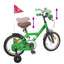 Børnecykel 14 tommer anbefalet til 3-5 år gammel Grøn