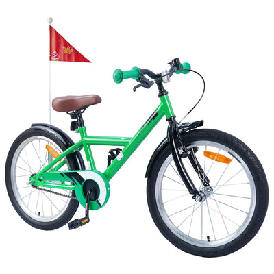 Børnecykel 20 tommer til børn i alderen 6-11 år Grøn