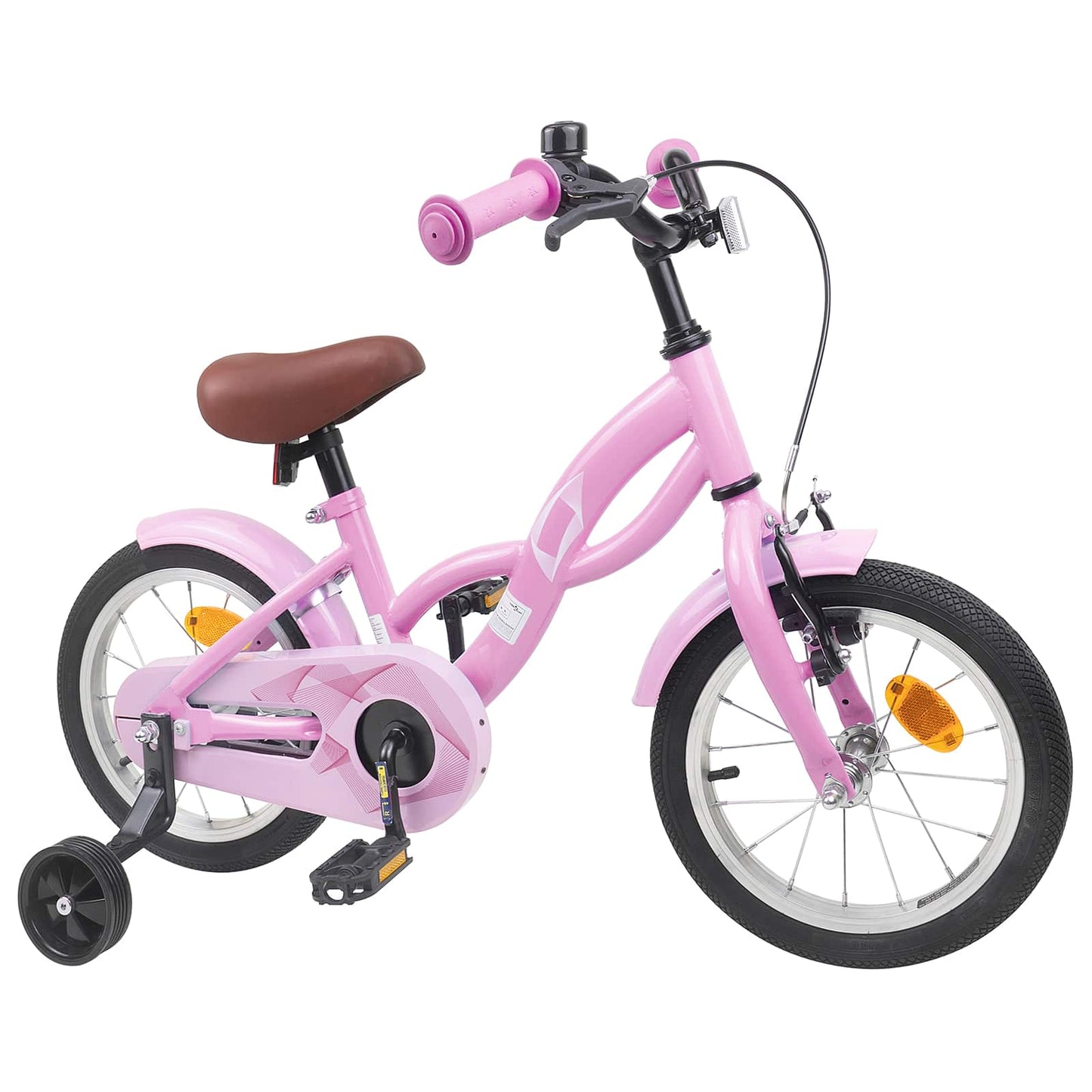Børnecykel 14 tommer anbefalet til 3-5 år gammel Lys pink