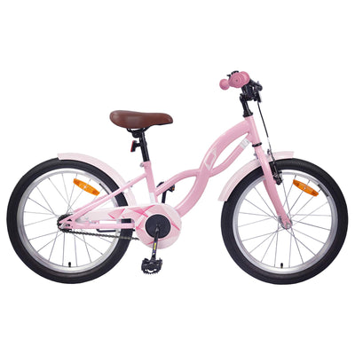 Børnecykel 18 tommer til 5-7 år gammel Lys pink