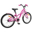 Børnecykel 20 tommer til børn i alderen 6-11 år Mørk pink