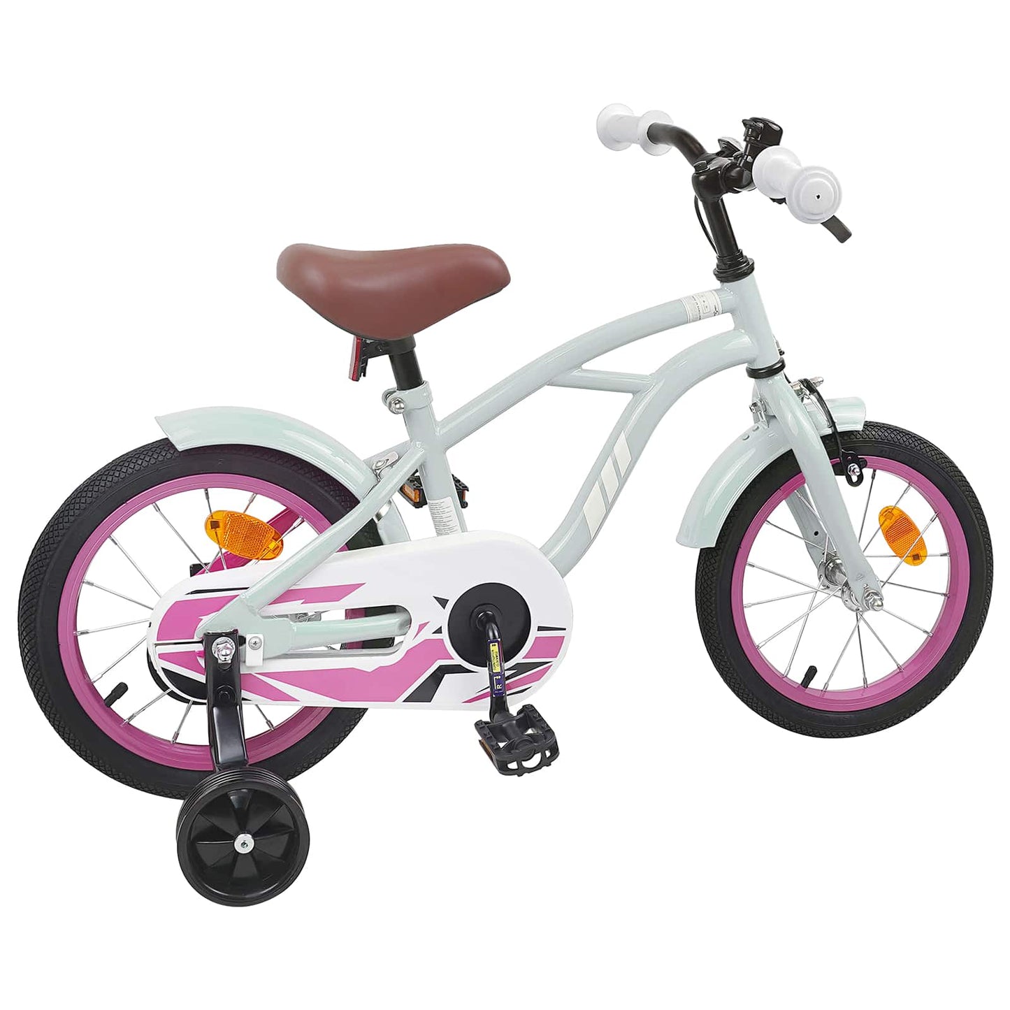 Børnecykel 16 tommer til 4-6 år gamle Lys grøn