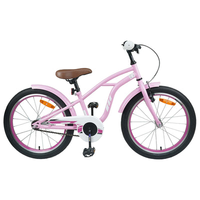 Børnecykel 20 tommer til børn i alderen 6-11 år Lys pink