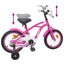 Børnecykel 14 tommer anbefalet til 3-5 år gammel Mørk pink