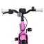 Børnecykel 20 tommer til børn i alderen 6-11 år Mørk pink