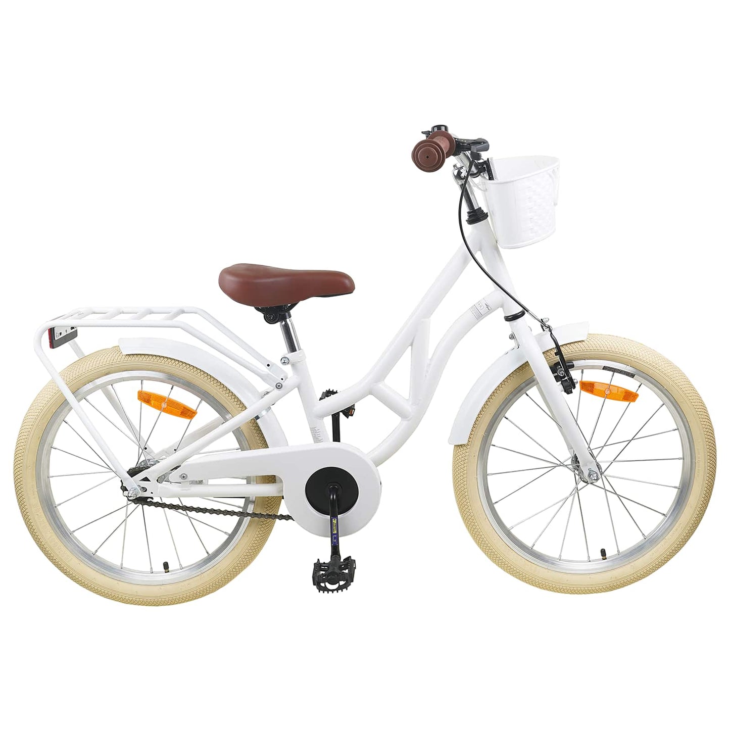 Børnecykel 20 tommer 6-11 Hvid