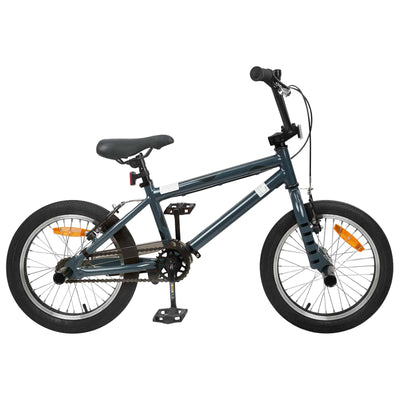 BMX Cykel 16 tommer til 5-8 år gamle Mørkegrå