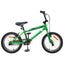BMX Cykel 16 tommer til 5-8 år gamle Grøn