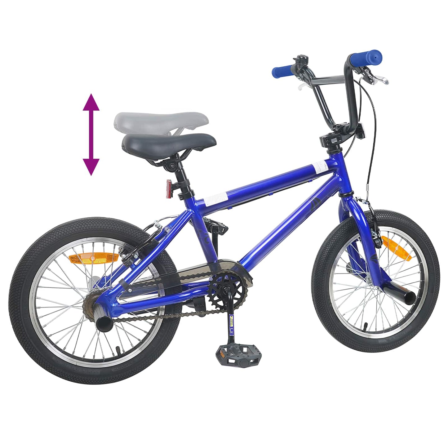 BMX Cykel 20 tommer for over 9 år gammel Mørk blå