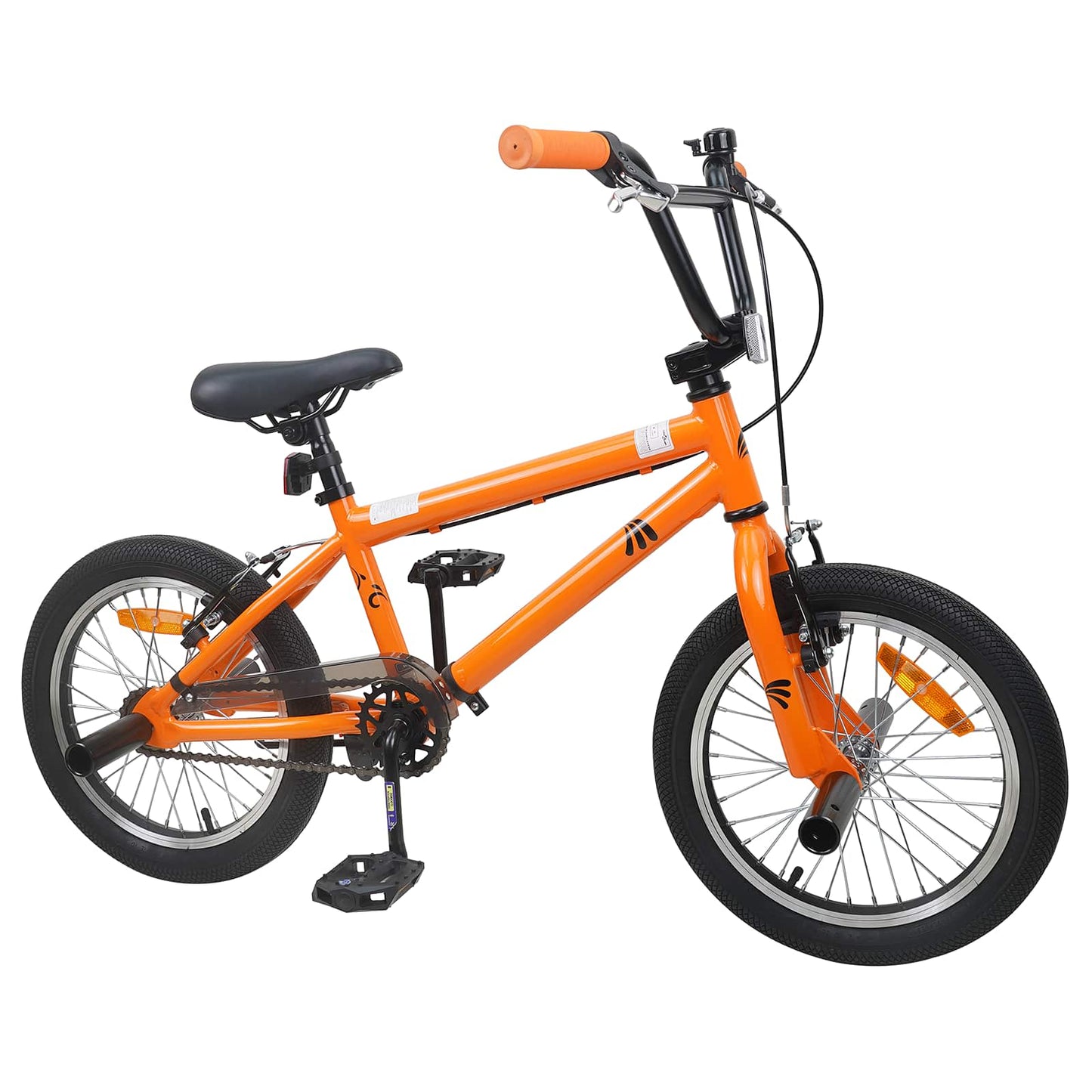 BMX Cykel 18 tommer til 7-10 år gamle Orange