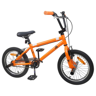 BMX Cykel 18 tommer til 7-10 år gamle Orange