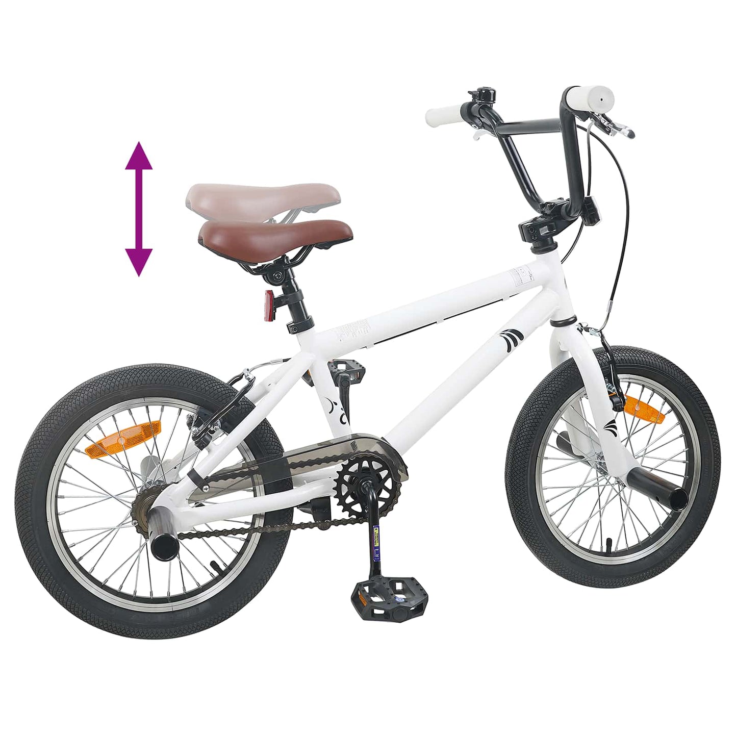 BMX Cykel 20 tommer for over 9 år gammel Hvid