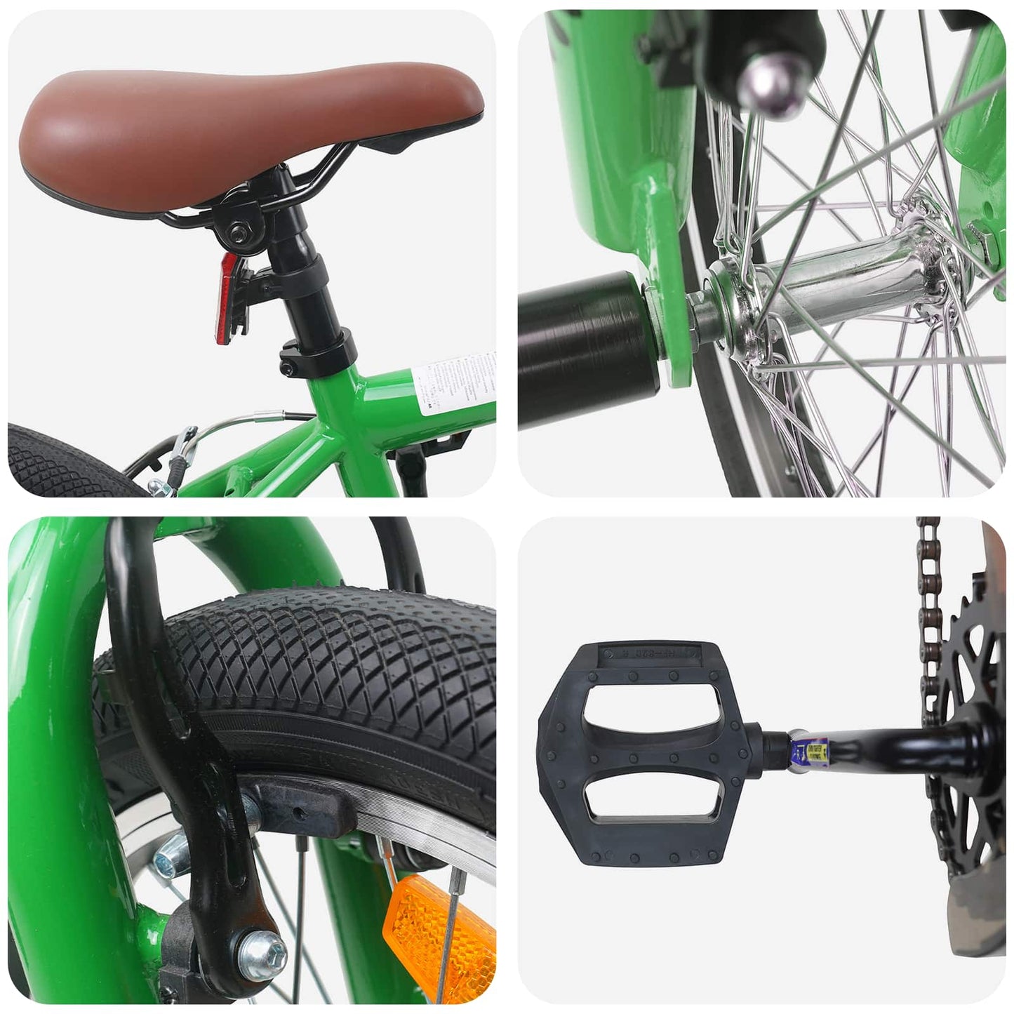 BMX Cykel 20 tommer for over 9 år gammel Grøn