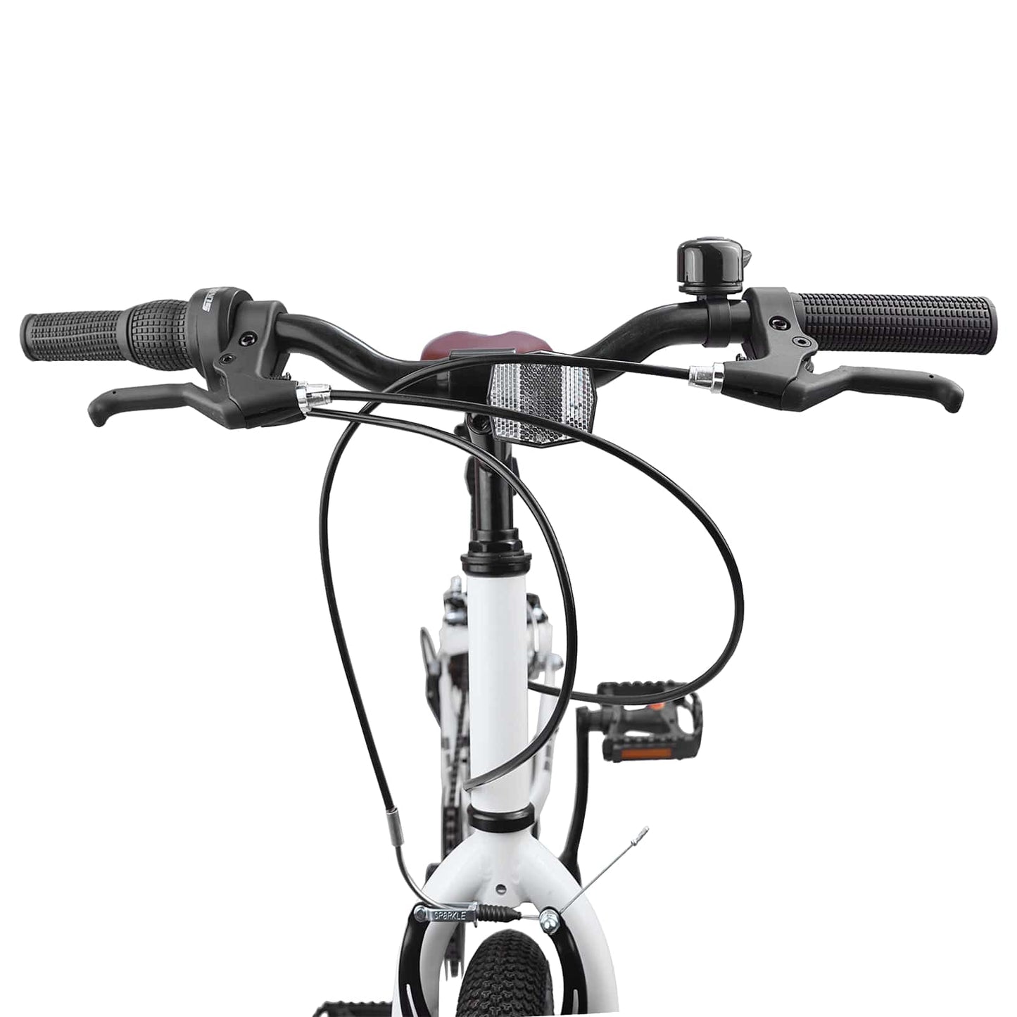 Mountainbike 20 tommer 6-Speed til 5-8 år gamle Hvid