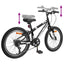 Mountainbike 20 tommer 6-Speed til 5-8 år gamle Sort