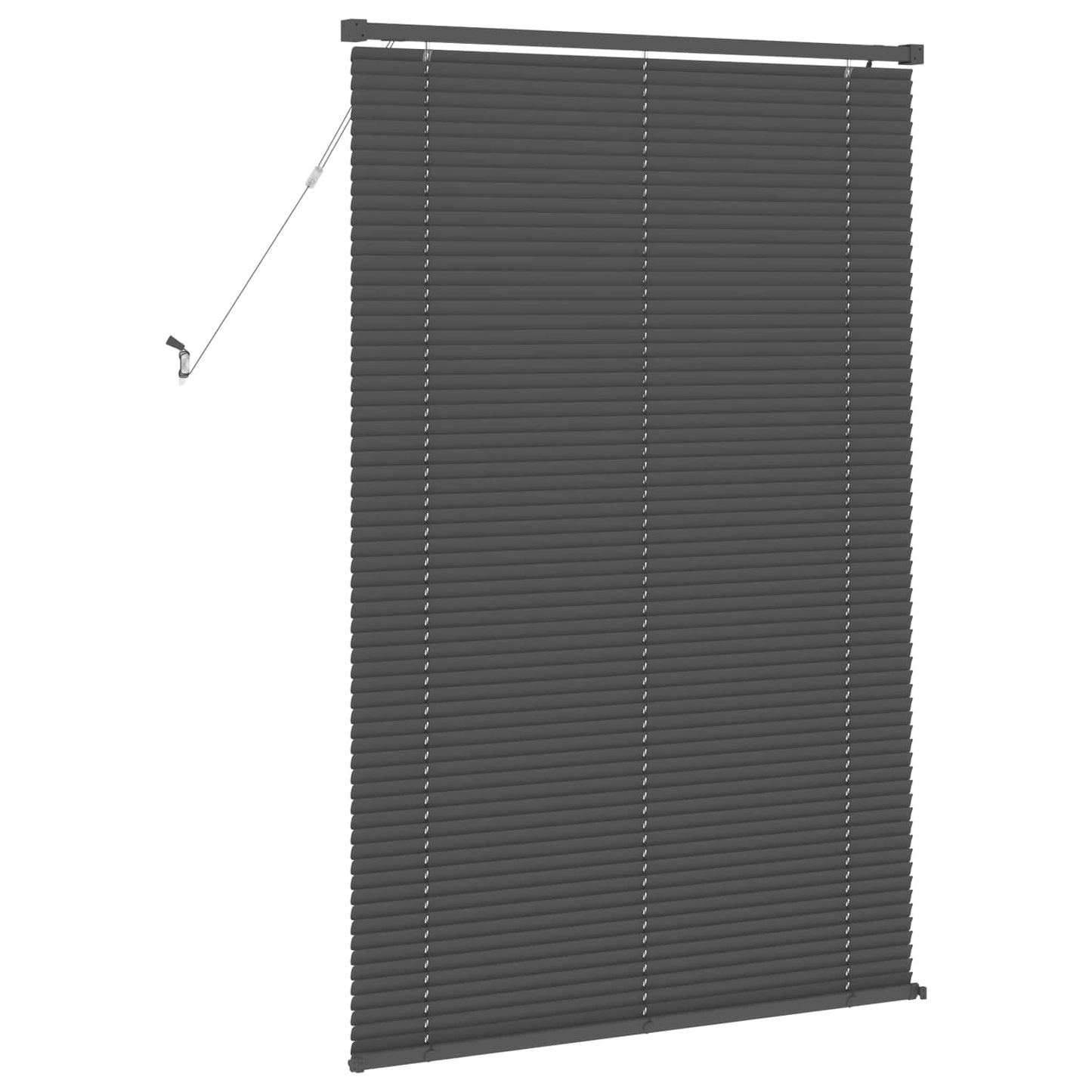 Persienner Sølvgrå 150 x 90 cm 25 mm PVC