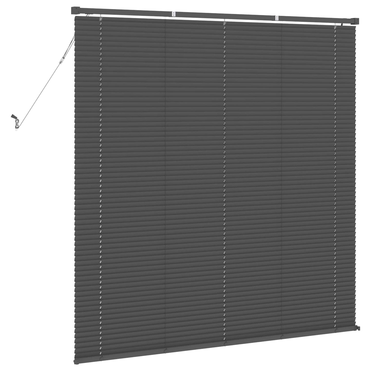Persienner Sølvgrå 150 x 140 cm 25 mm PVC