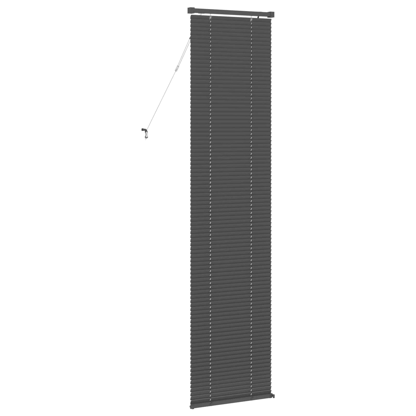 Persienner Sølvgrå 213 x 50 cm 25 mm PVC