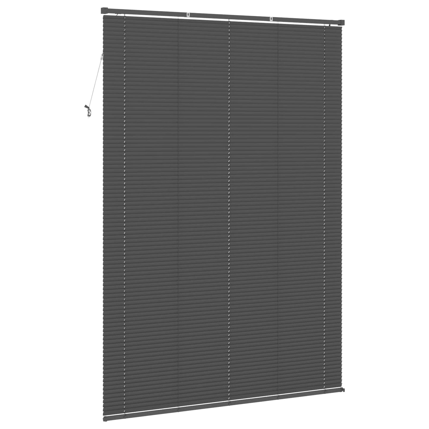 Persienner Sølvgrå 213 x 160 cm 25 mm PVC