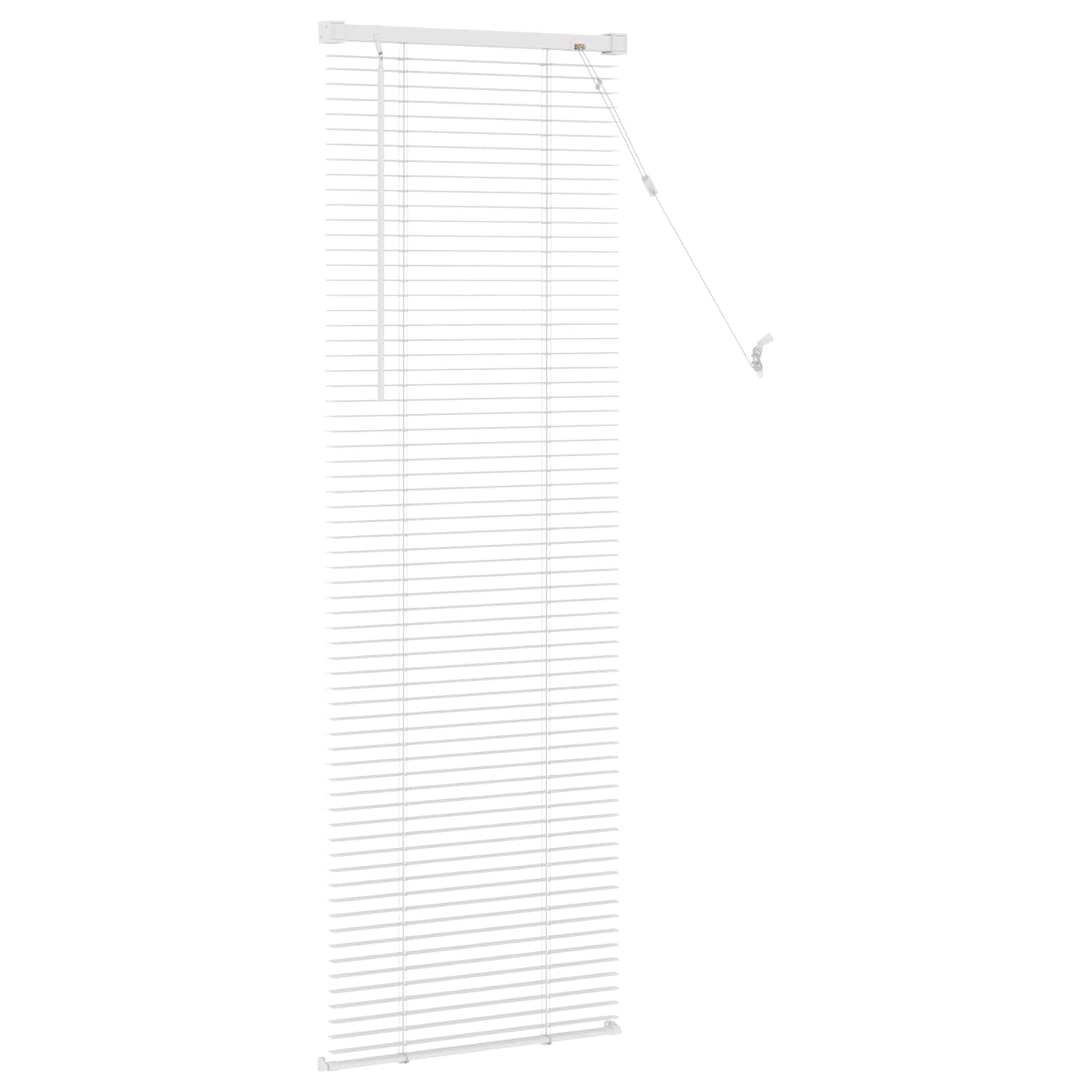 Persienner Hvid 150 x 50 cm 25 mm PVC
