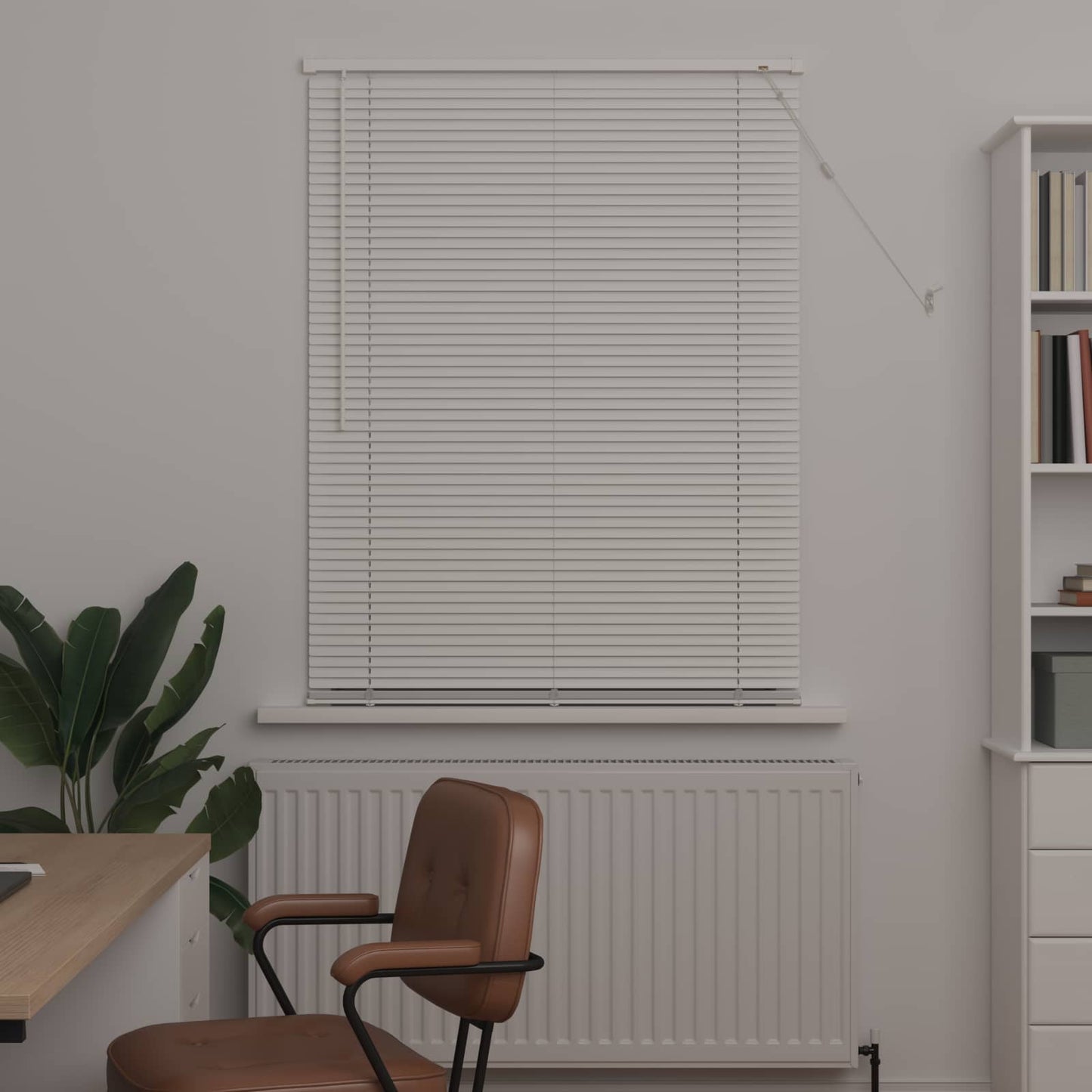 Persienner Hvid 150 x 90 cm 25 mm PVC