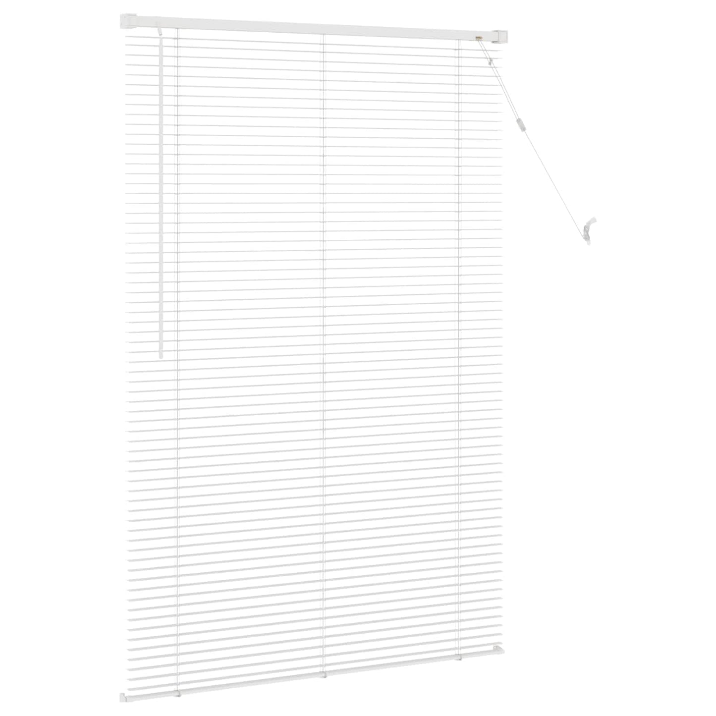 Persienner Hvid 150 x 100 cm 25 mm PVC