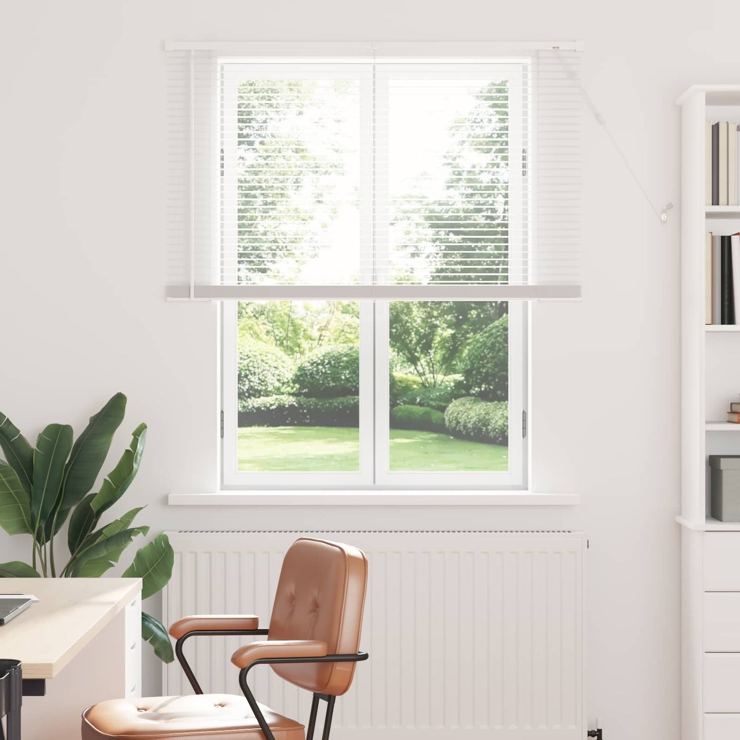 Persienner Hvid 150 x 110 cm 25 mm PVC