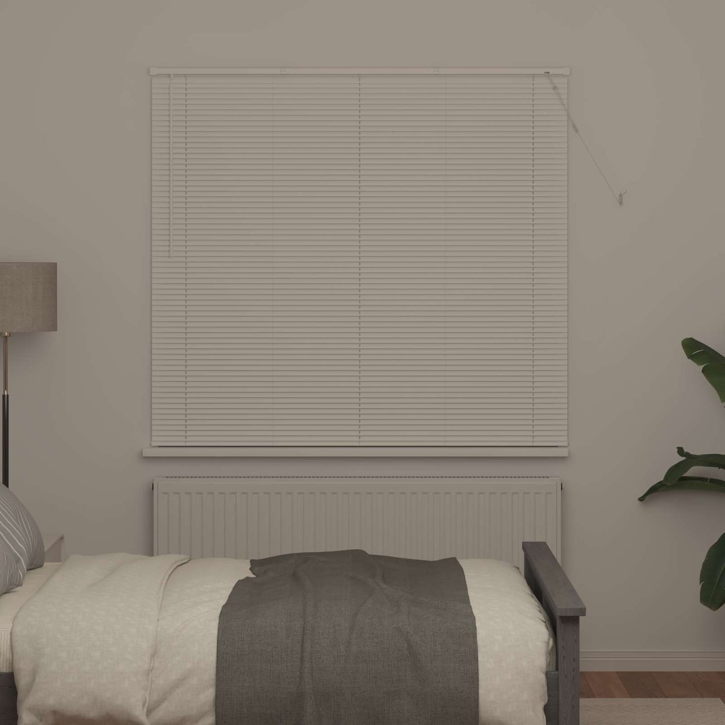 Persienner Hvid 150 x 160 cm 25 mm PVC