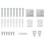 Persienner Hvid 213 x 80 cm 25 mm PVC