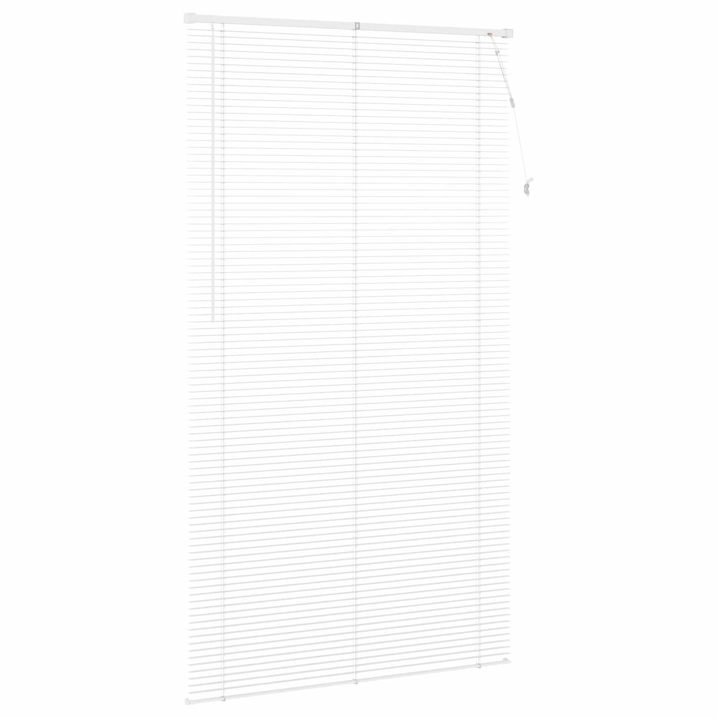Persienner Hvid 213 x 120 cm 25 mm PVC