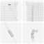 Persienner Hvid 213 x 150 cm 25 mm PVC