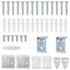Persienner Hvid 213 x 150 cm 25 mm PVC