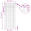 Persienner Sort 150 x 50 cm 25 mm PVC