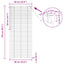 Persienner Sort 150 x 60 cm 25 mm PVC