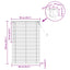 Persienner Sort 150 x 90 cm 25 mm PVC