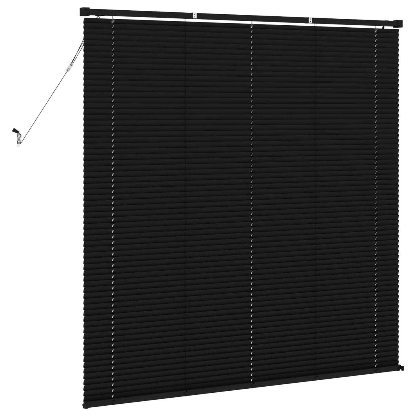 Persienner Sort 150 x 140 cm 25 mm PVC