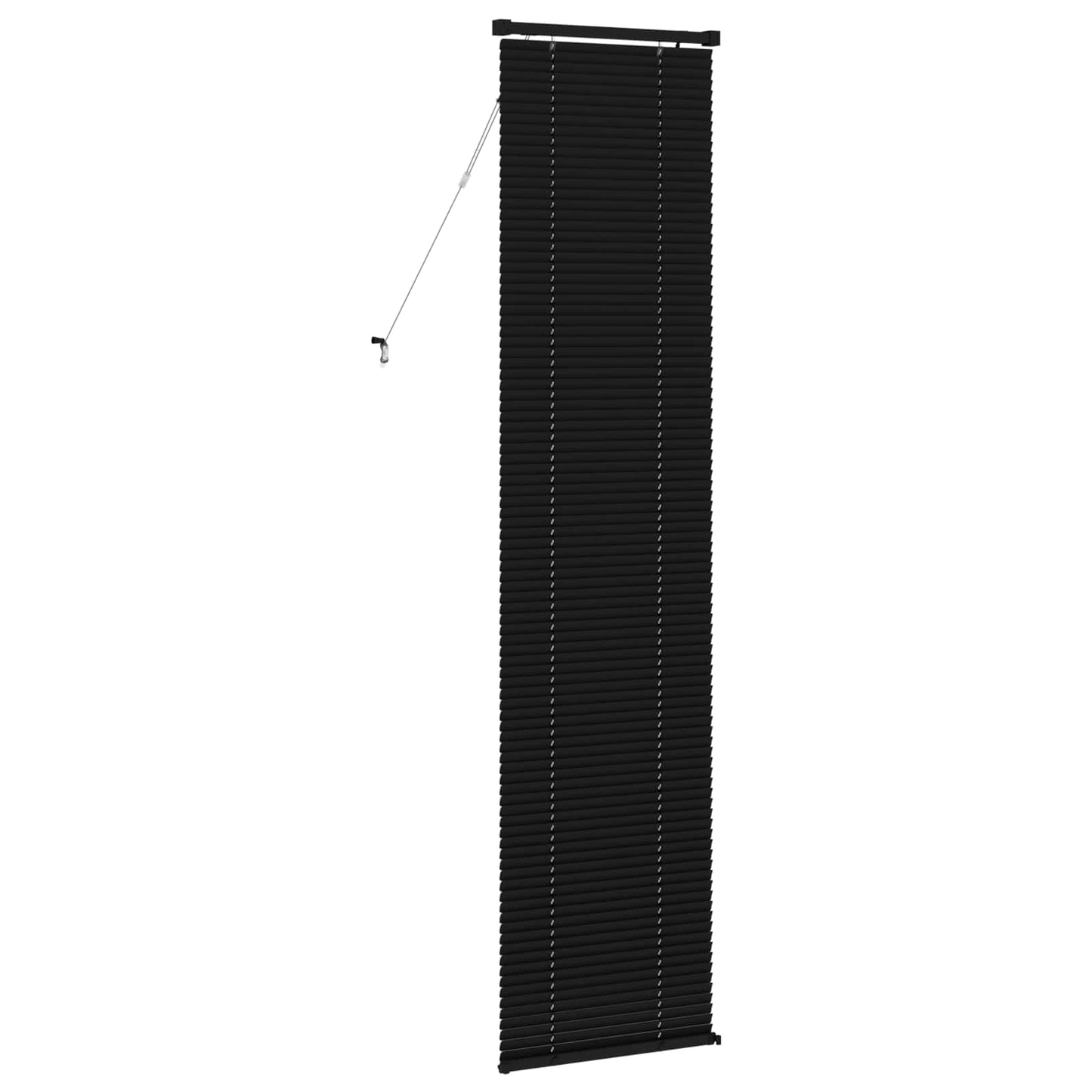 Persienner Sort 213 x 40 cm 25 mm PVC