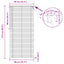 Persienner Sort 213 x 90 cm 25 mm PVC