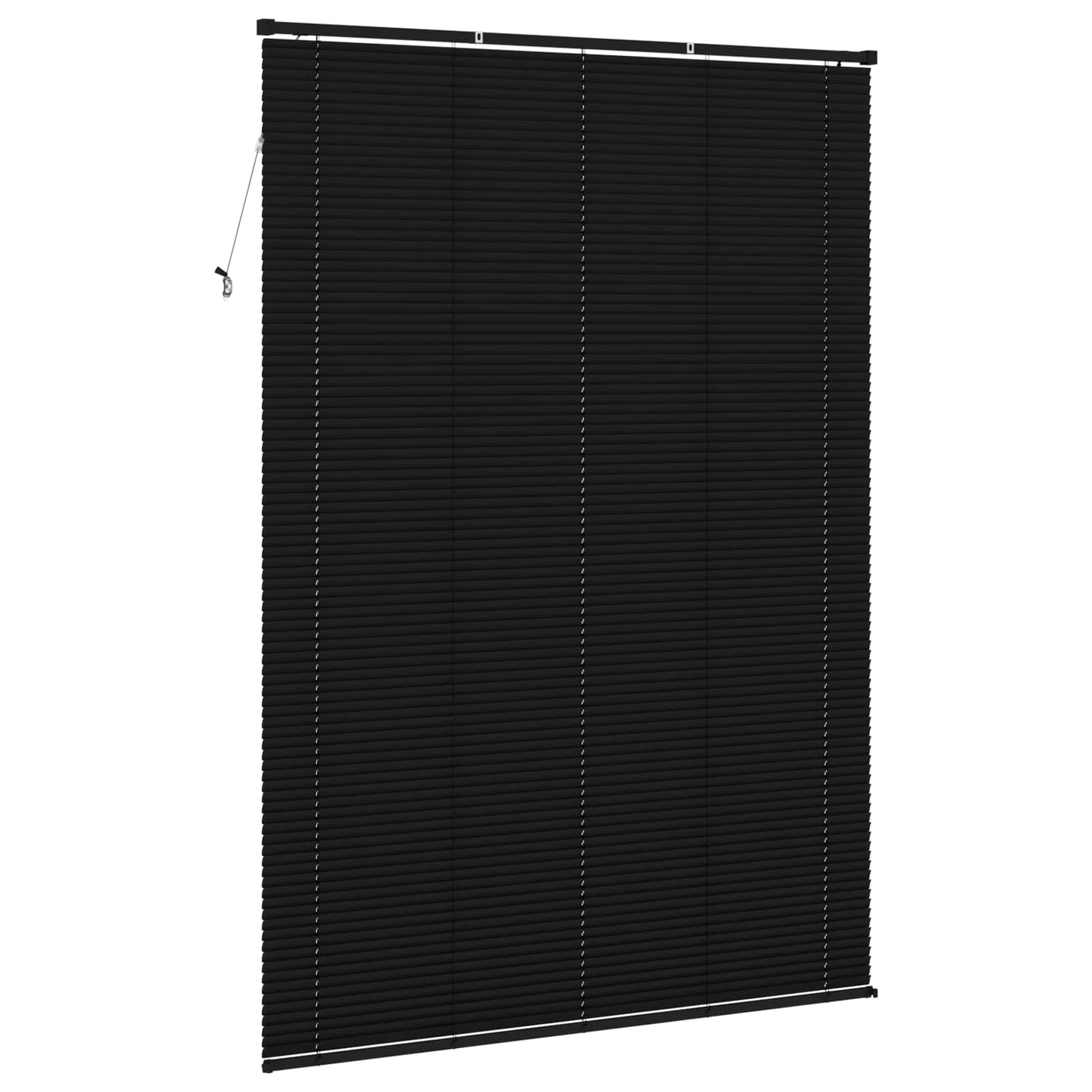 Persienner Sort 213 x 130 cm 25 mm PVC