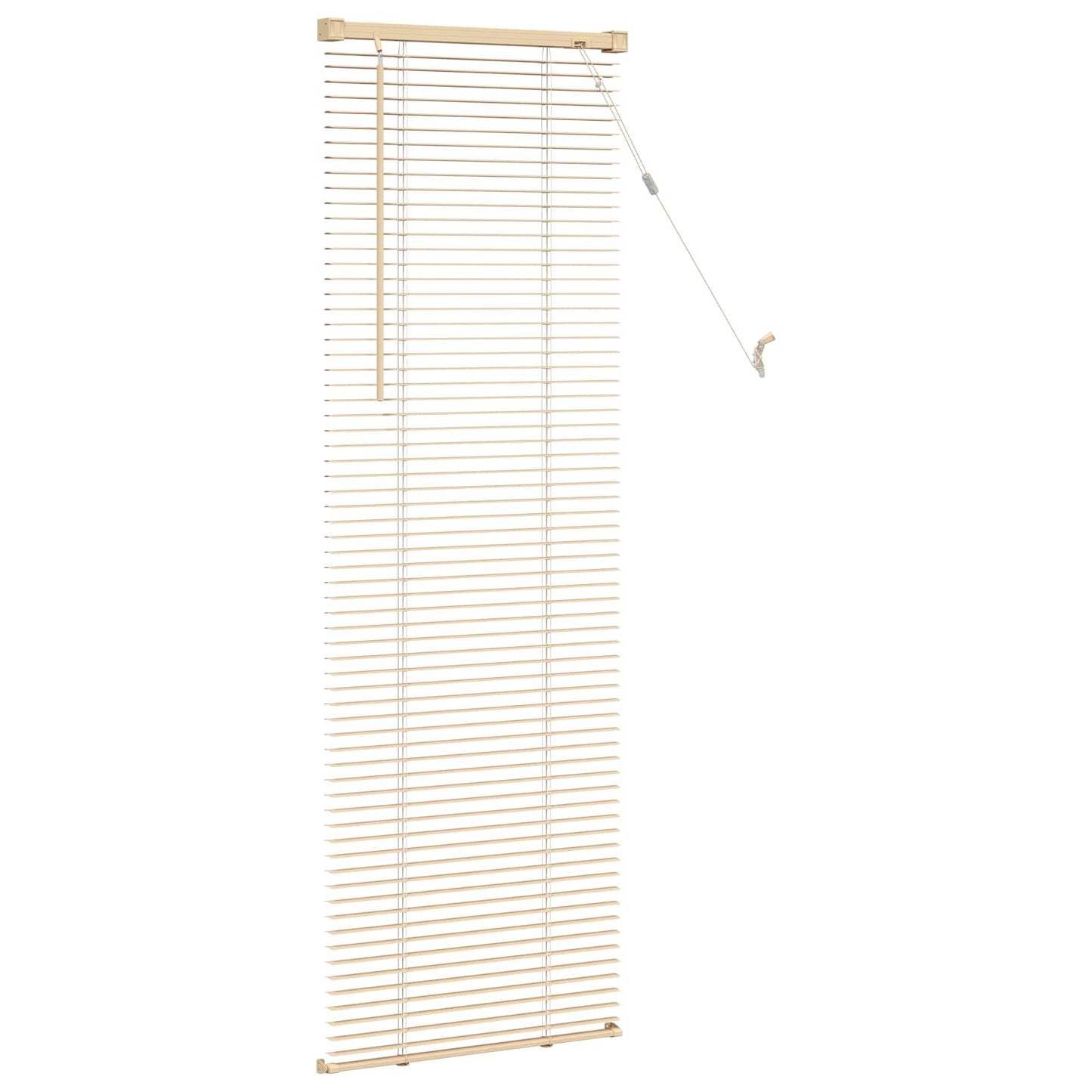 Persienner Lys Brun med Mønster 150 x 50 cm 25 mm PVC