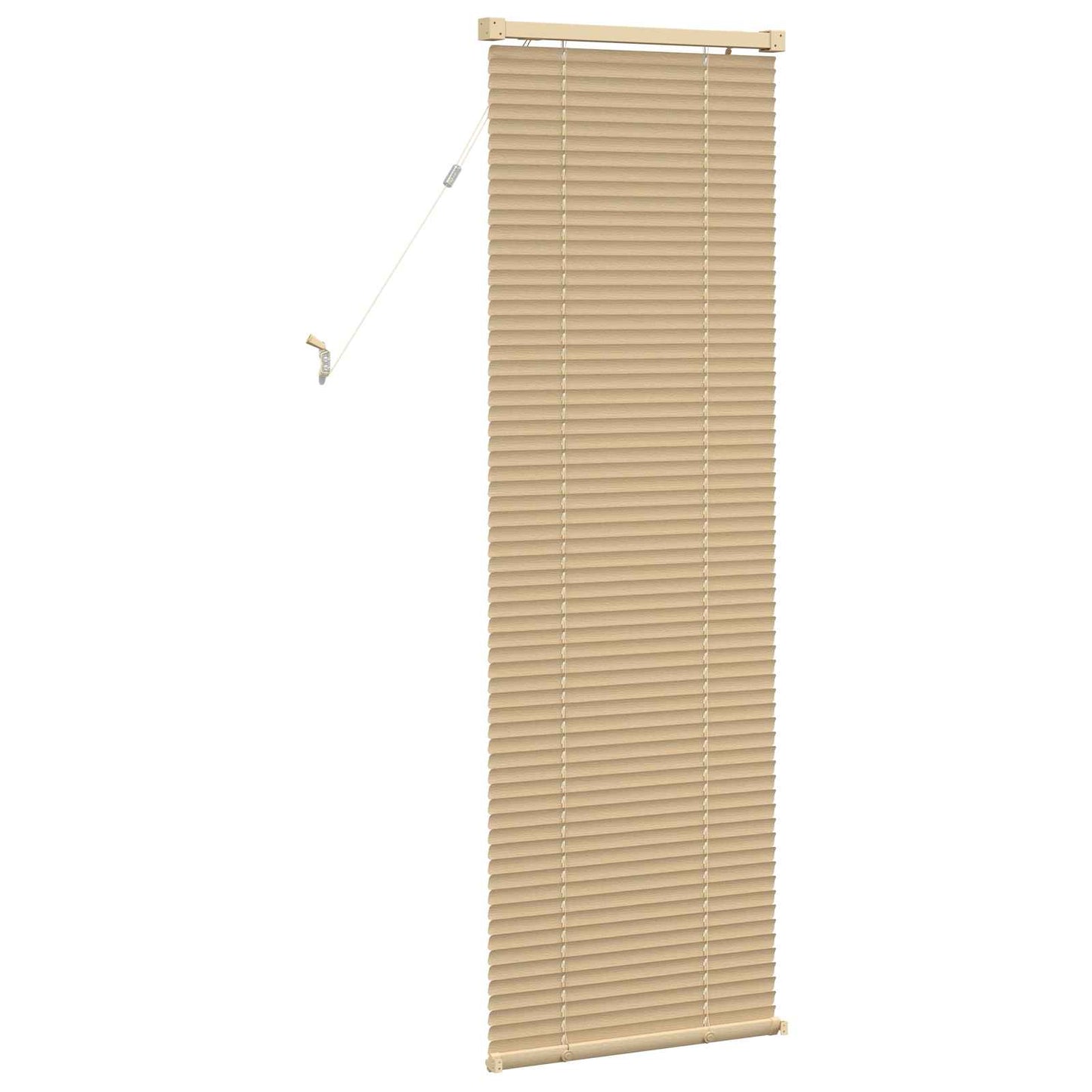 Persienner Lys Brun med Mønster 150 x 60 cm 25 mm PVC