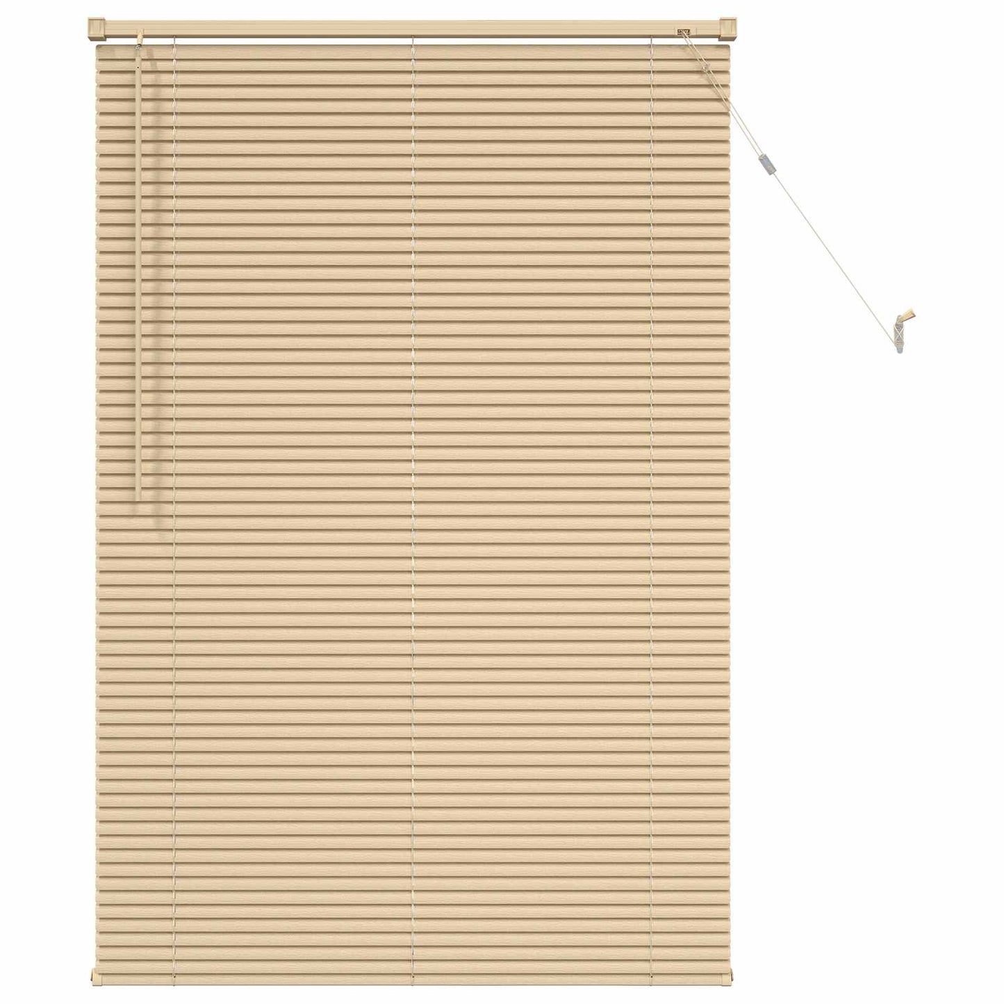 Persienner Lys Brun med Mønster 150 x 70 cm 25 mm PVC