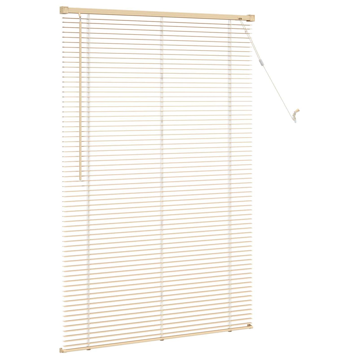 Persienner Lys Brun med Mønster 150 x 80 cm 25 mm PVC