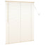 Persienner Lys Brun med Mønster 150 x 110 cm 25 mm PVC