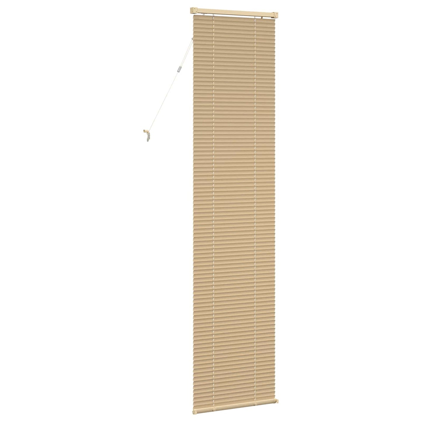 Persienner Lys Brun med Mønster 213 x 40 cm 25 mm PVC