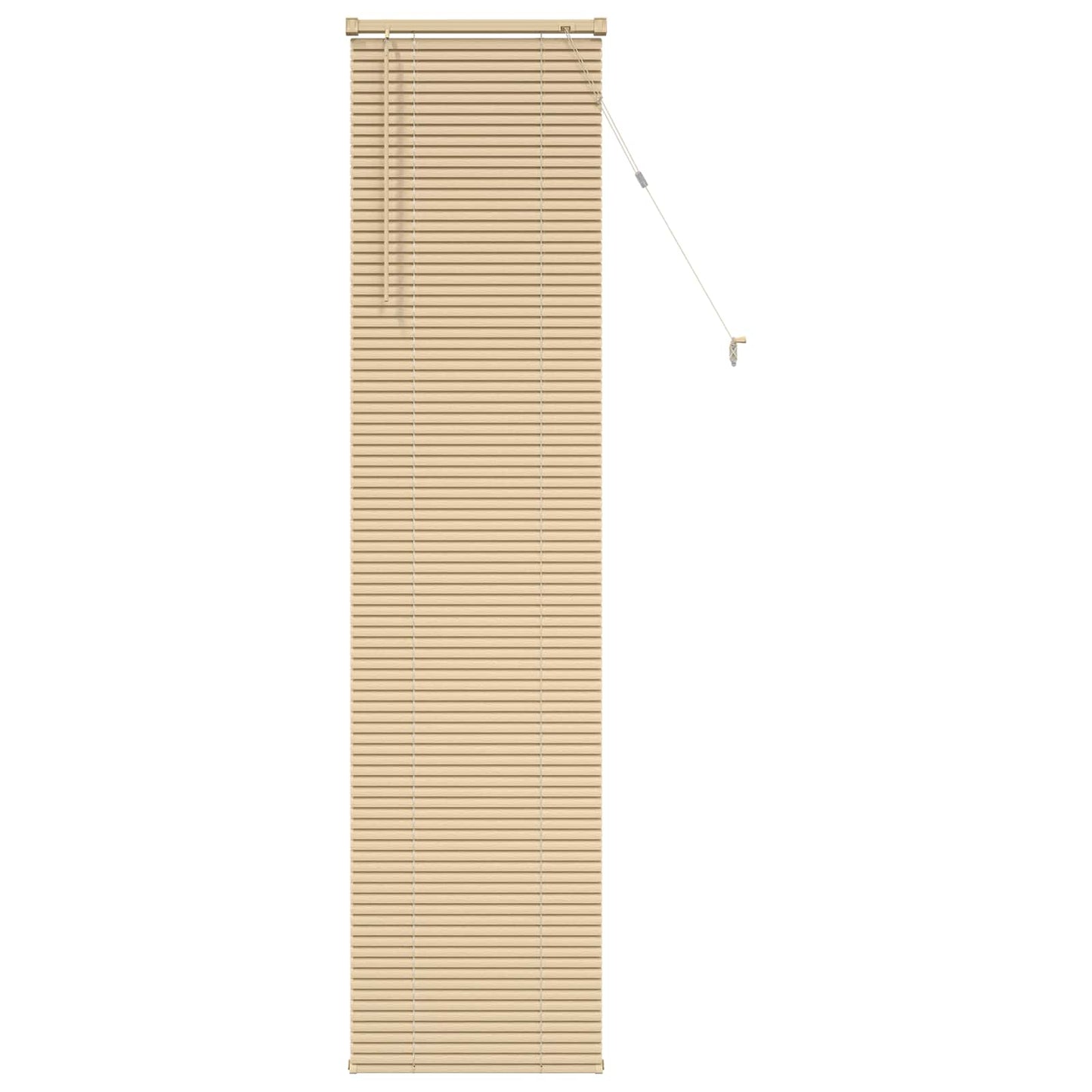 Persienner Lys Brun med Mønster 213 x 40 cm 25 mm PVC
