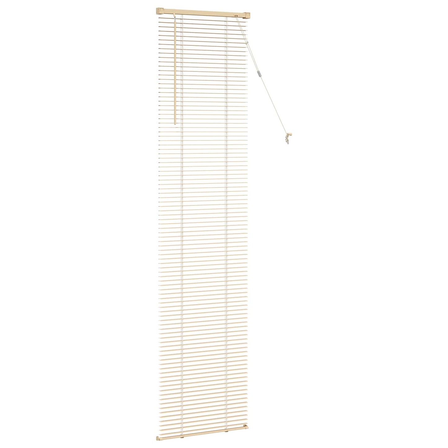 Persienner Lys Brun med Mønster 213 x 50 cm 25 mm PVC