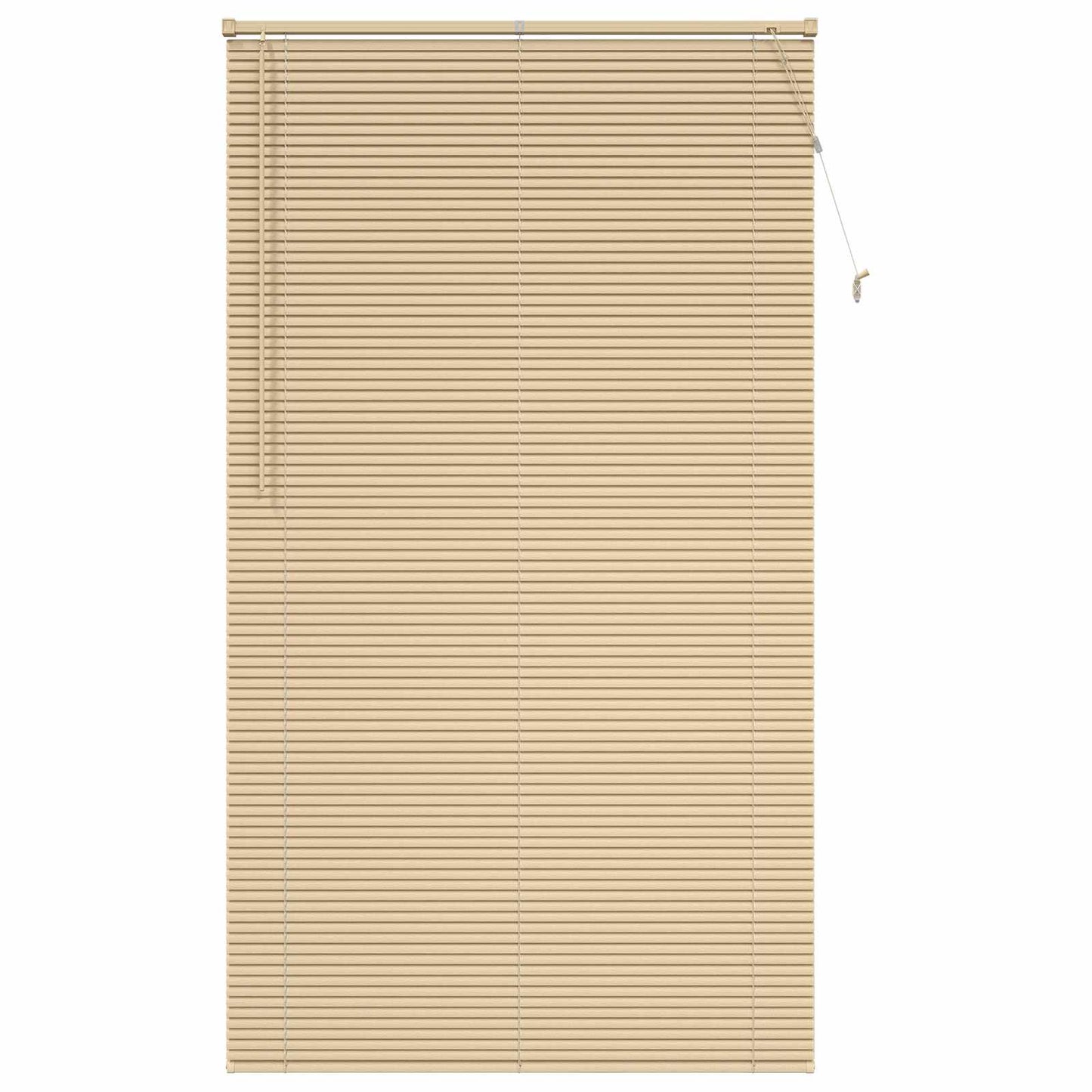 Persienner Lys Brun med Mønster 213 x 110 cm 25 mm PVC